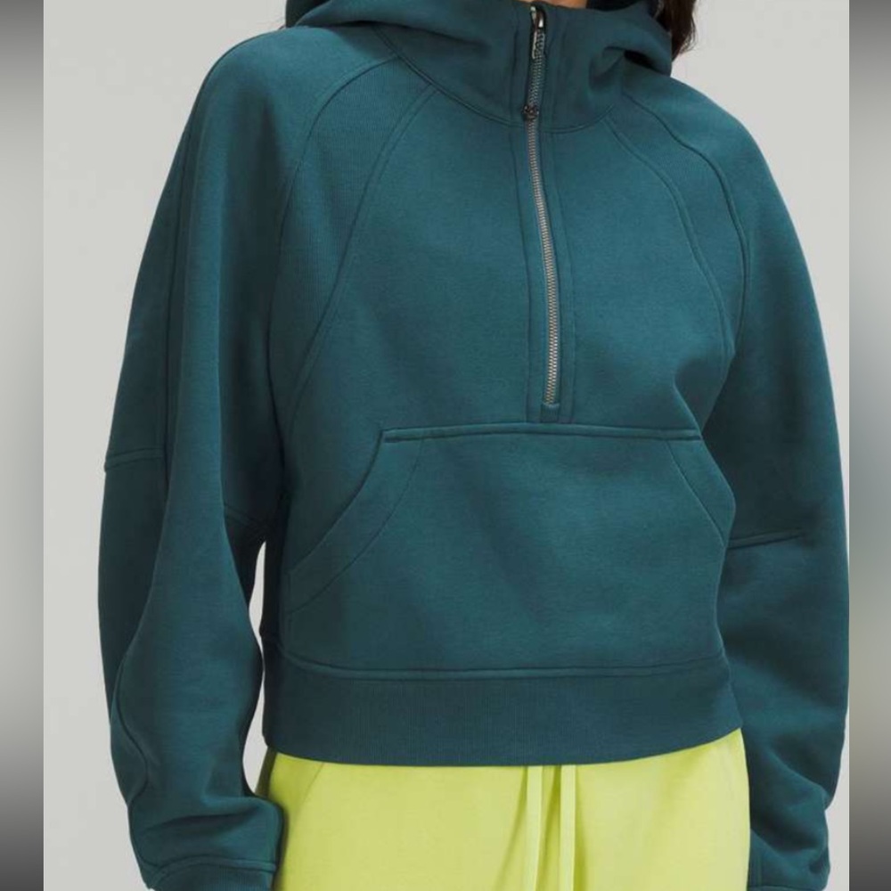 Lululemonn scuba! Green scuba brand news size m/l